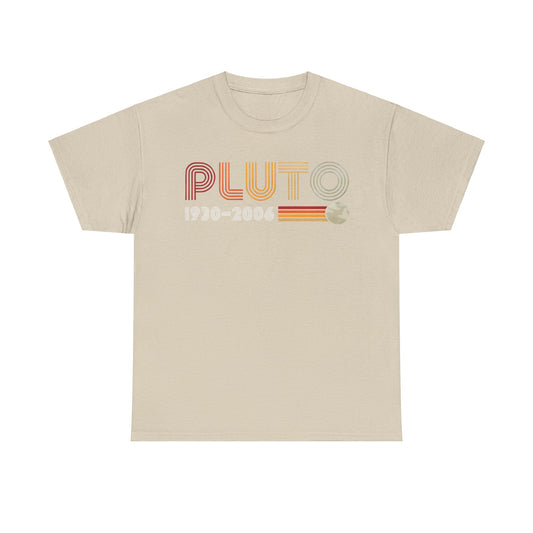 PLUTO Retro  Graphic Unisex  Tee Shirt