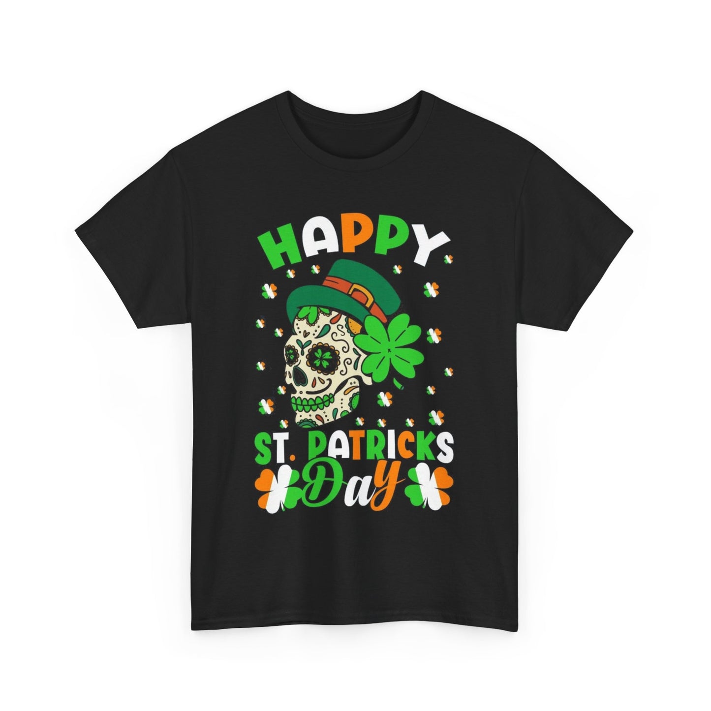 St Patricks Day Unisex Men's Women's Graphic Cotton Funny T Shirt Tee Vintage