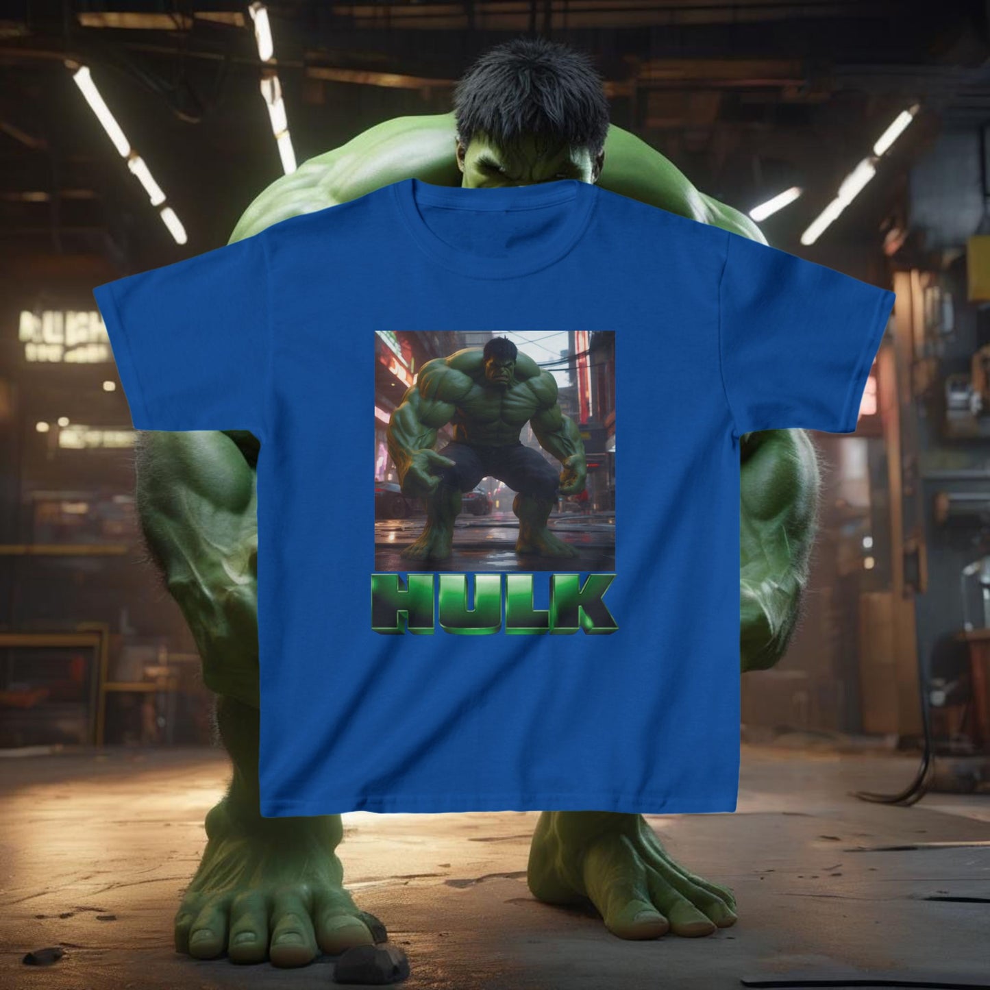 Kids Incredible Hulk Heavy Cotton Tee 16 colors