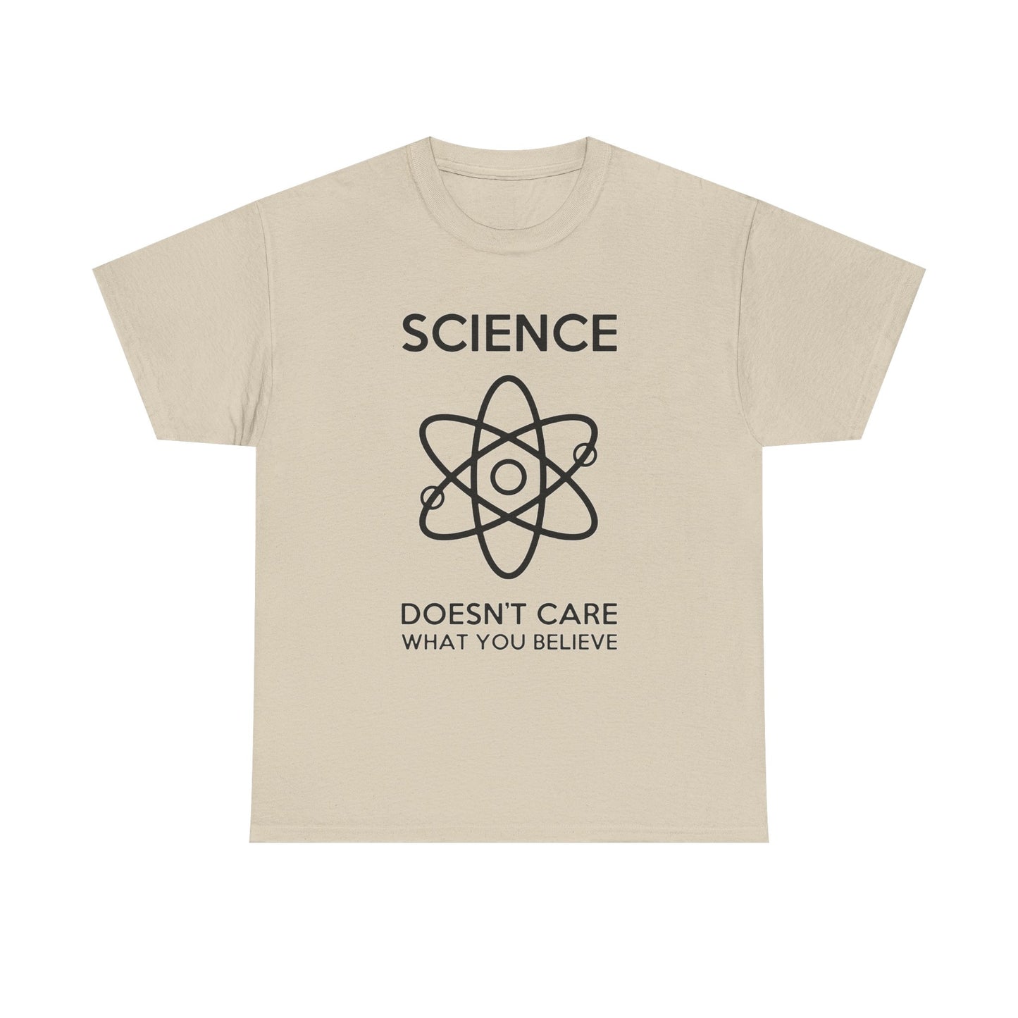 MENS Funny T Shirt SCIENCE Doesn't Care WHAT You Believe TEE Unisex Street Urban