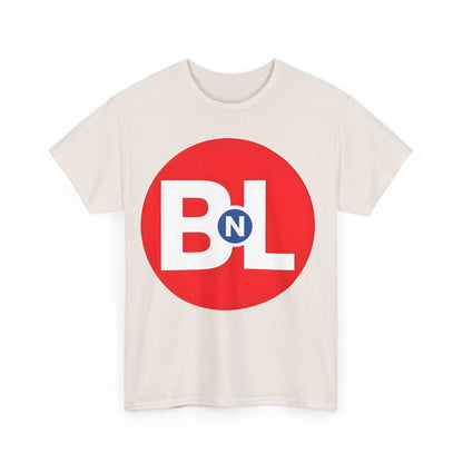 Front view of the Unisex Wall-E Logo Graphic Tee featuring a striking logo against a light background, offering a stylish nod to animated cinema for discerning fans.
