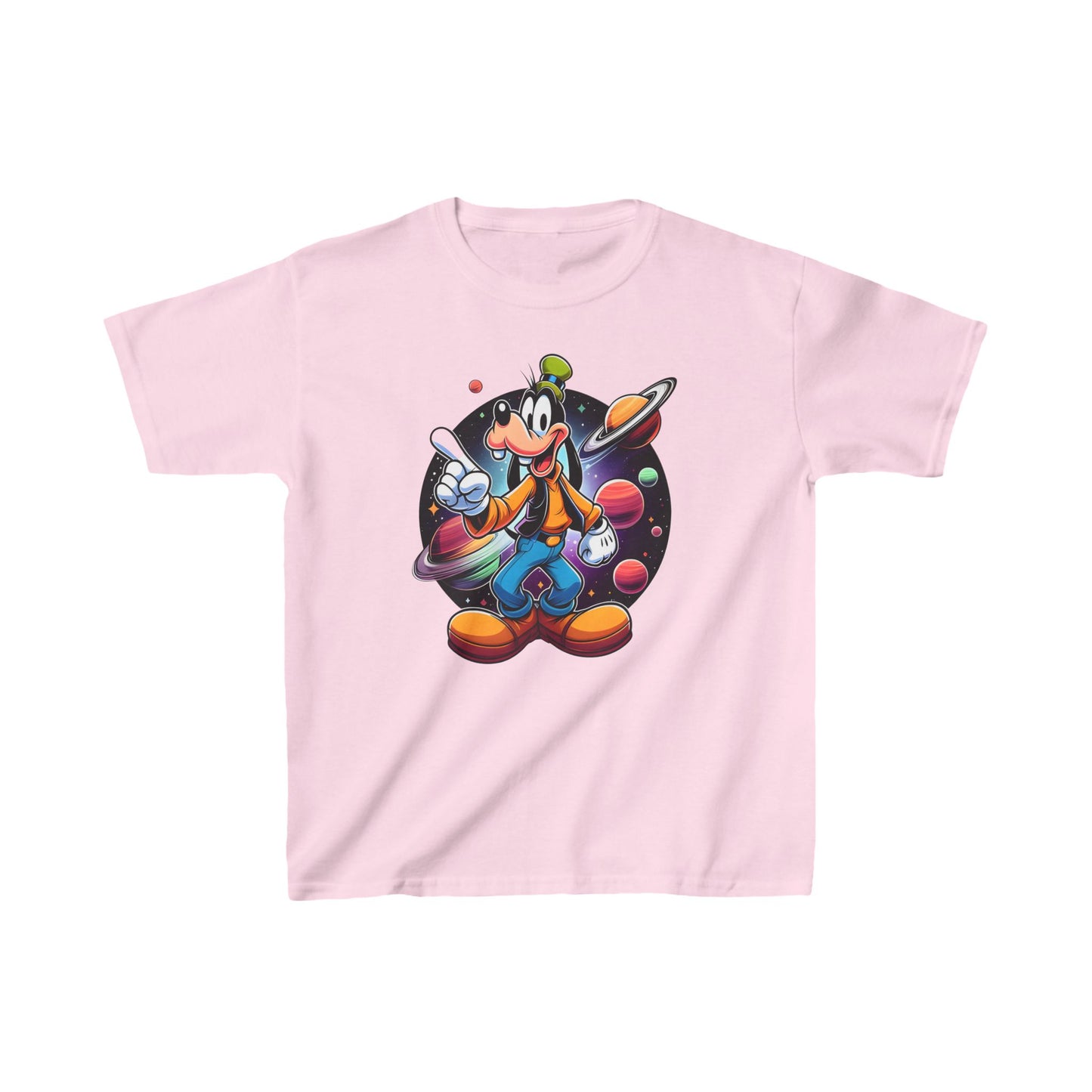 Childs Cosmic Goofy  Unisex Graphic Tee Shirt Kids