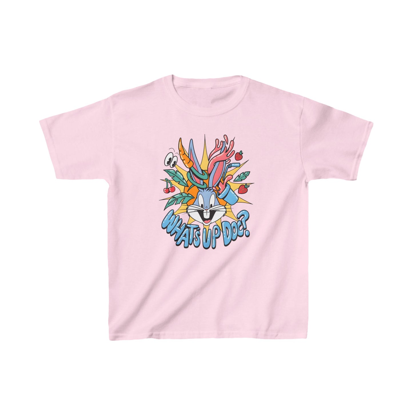 Unisex Kids Bugs Bunny Cotton T Shirt Tee Youths Childs