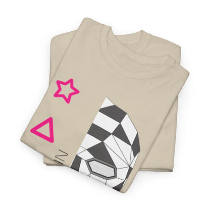 Squid Game Unisex Men’s Women’s Graphic Cotton Funny T-Shirt Tee layered, exhibiting an eye-catching Front Man design, designed for those who dare to stand out in any setting.