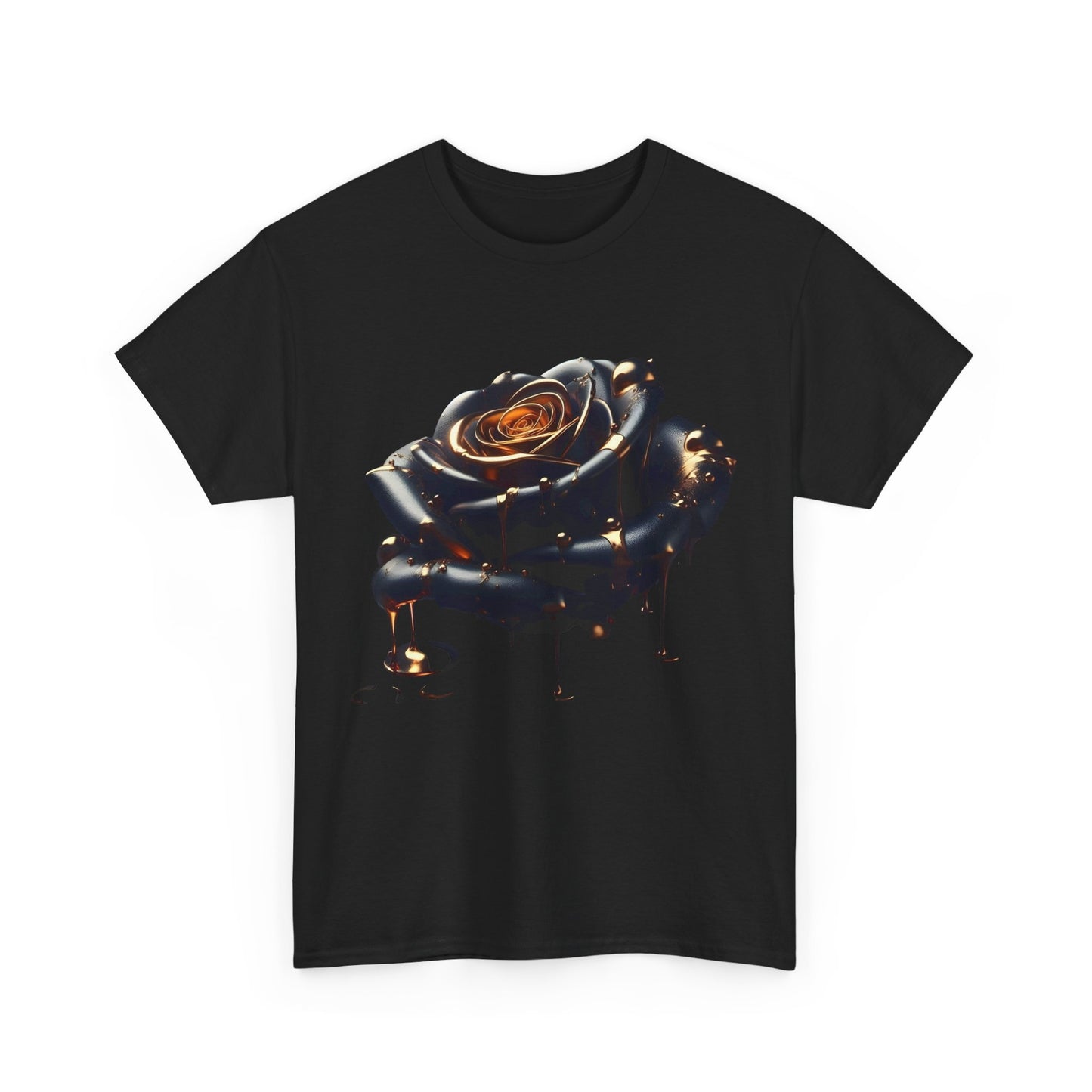 Close-Up Abstract Rose Unisex Cotton Tee Graphic T Shirt