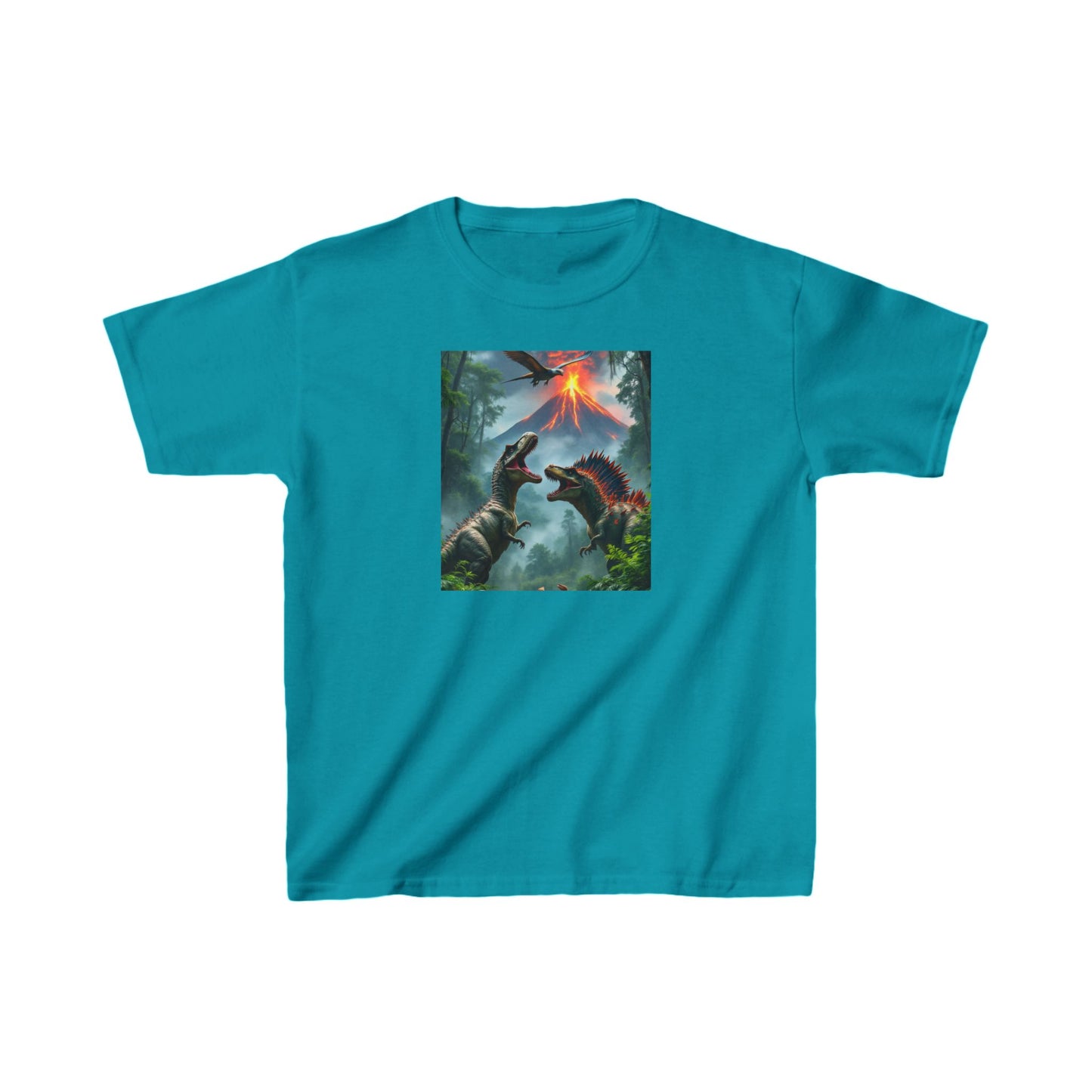 Kids Dinosaur Heavy Cotton Tee 16 colors