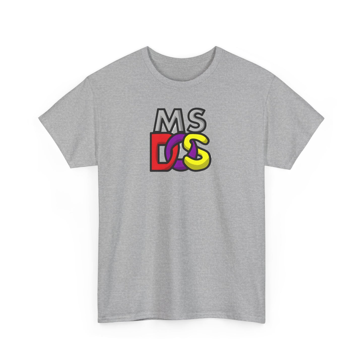 MS DOS Logo Graphic Tee Unisex