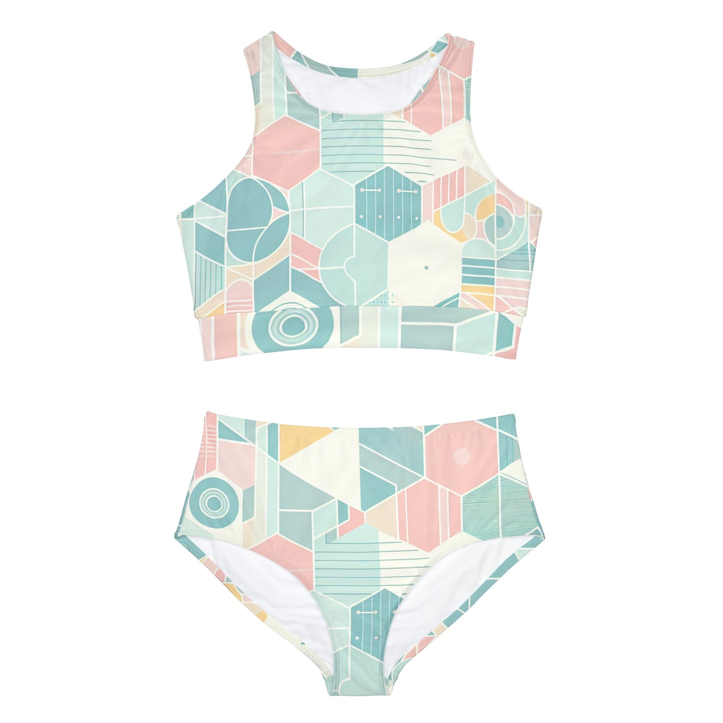 Sweat Symphony: Harmonizing symphony Sporty Bikini Set