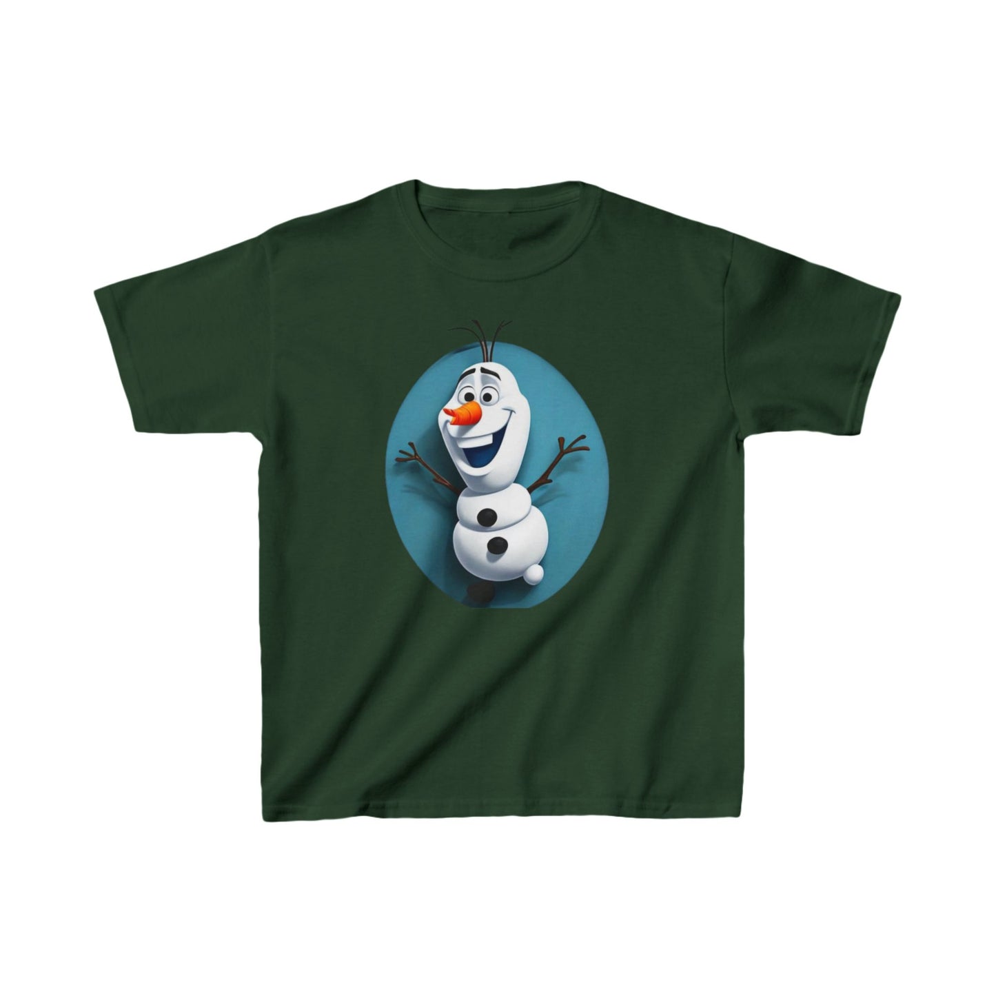 Kids Cute Frozen Olaf T shirt Heavy Cotton Tee 16 colors