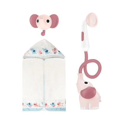 Yookidoo Baby Shower Gift Set Elephant - Blush Pink