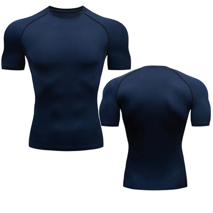 Luxurious red long sleeve compression shirt designed for serious training.