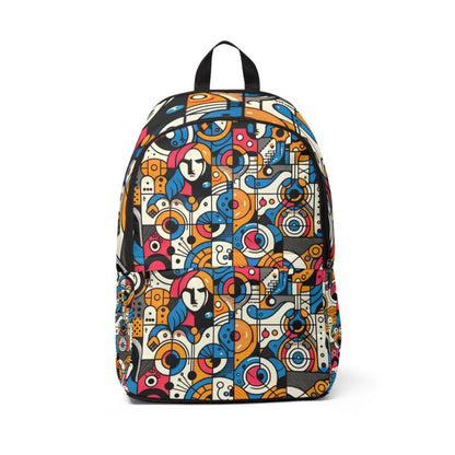 Vibrant Animated Backpack by Dazzling Dreams Studio showcasing its contemporary comic-style design and playful aesthetic.