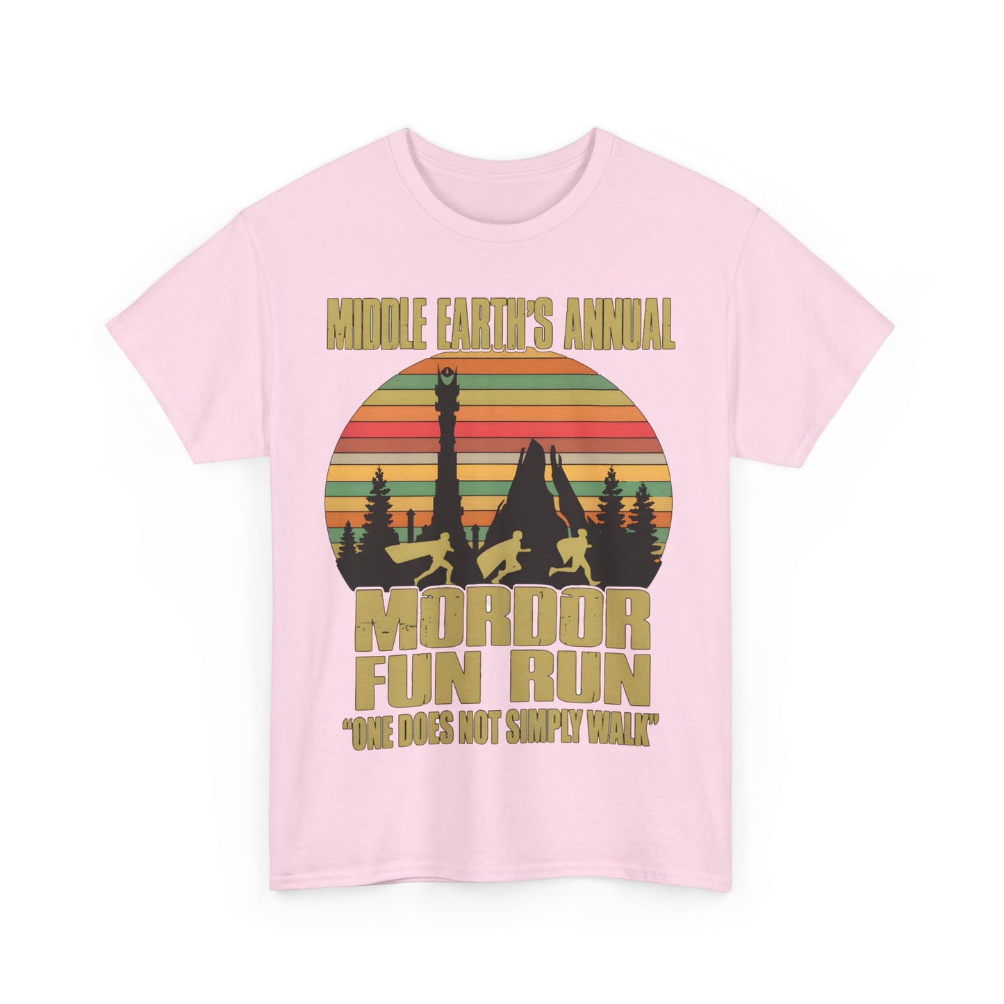 Mordor Annual Fun Run Tolkien Graphic Unisex  Tee Shirt