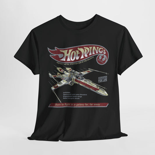 X wing  Star Wars Unisex Mens Graphic Cotton Funny T Shirt Tee Vintage Hot Wings