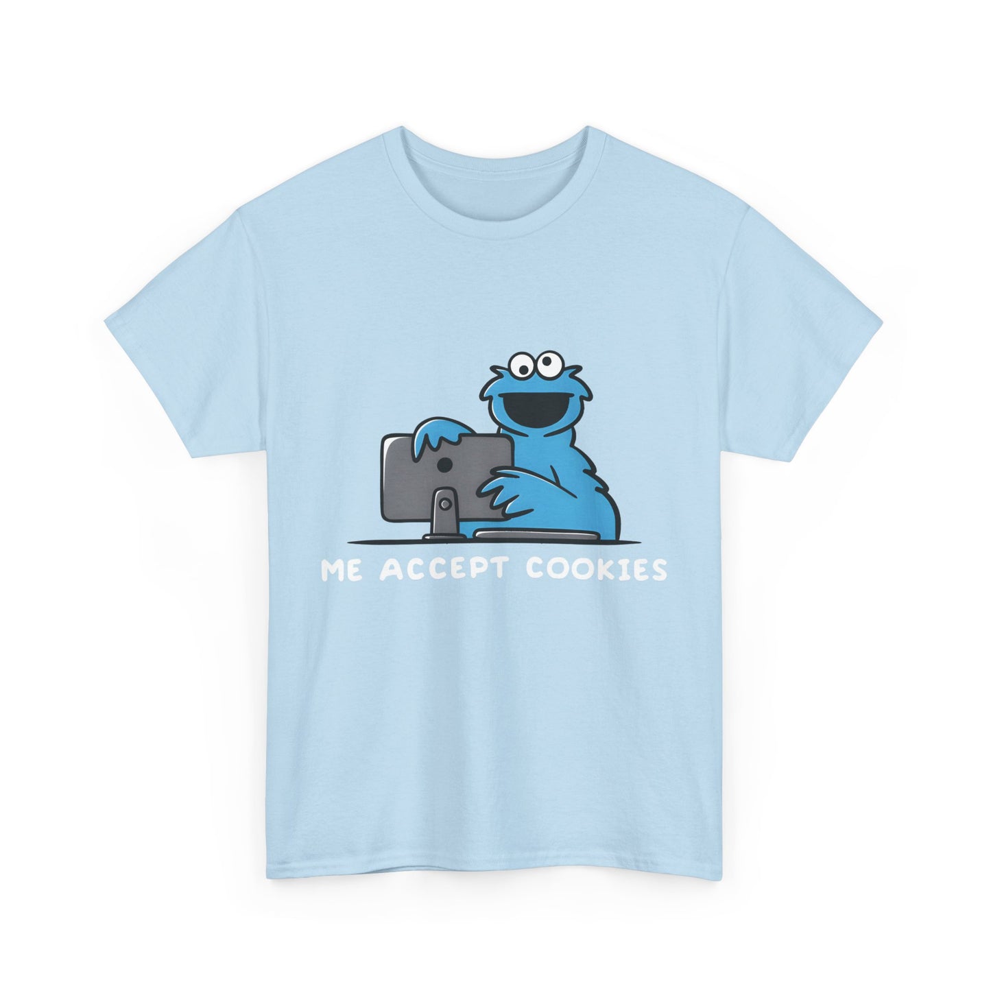 Sesame Street Cookie Monster Graphic T-Shirt Urban Unisex Cotton