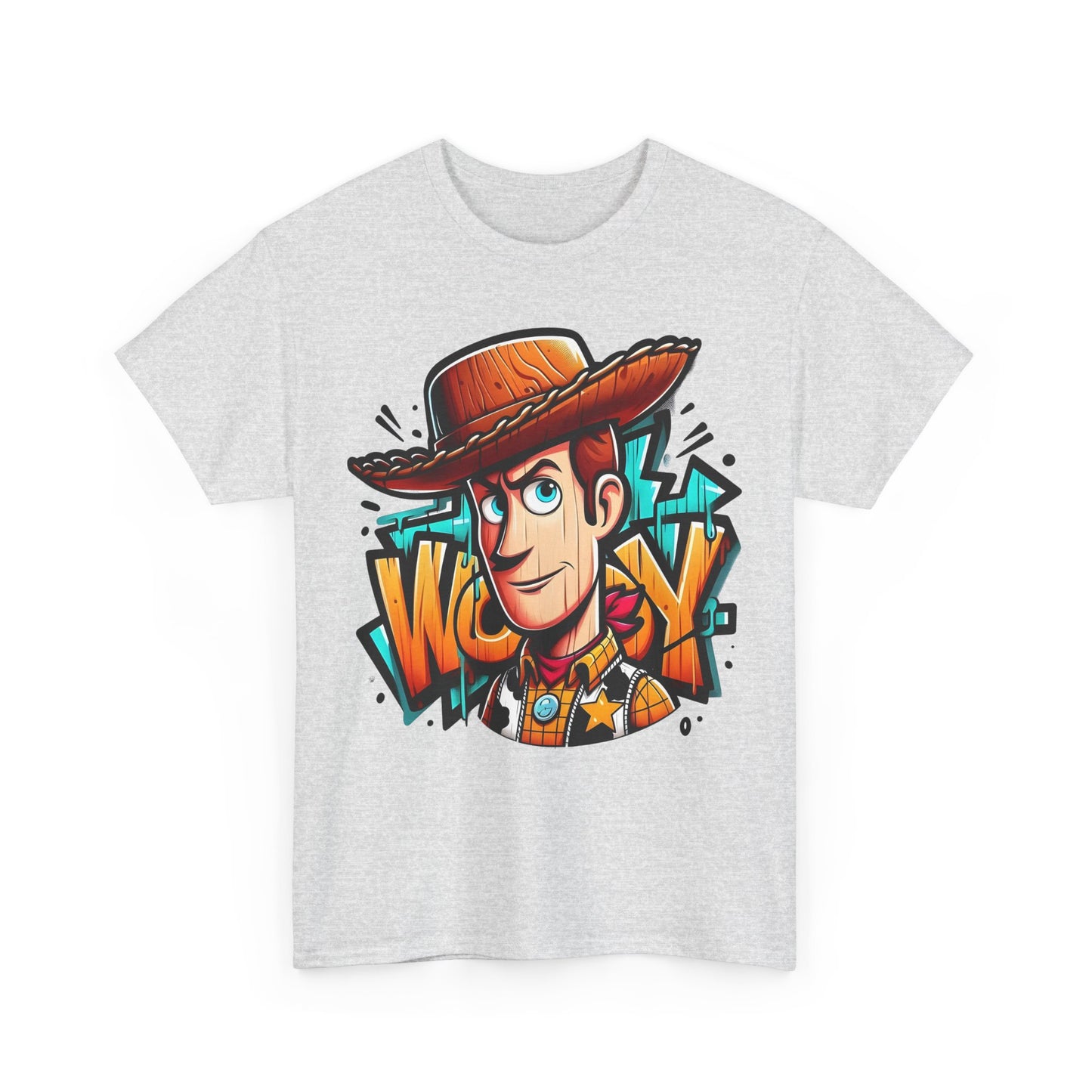 Woody Graffiti Style Unisex Graphic Tee Shirt