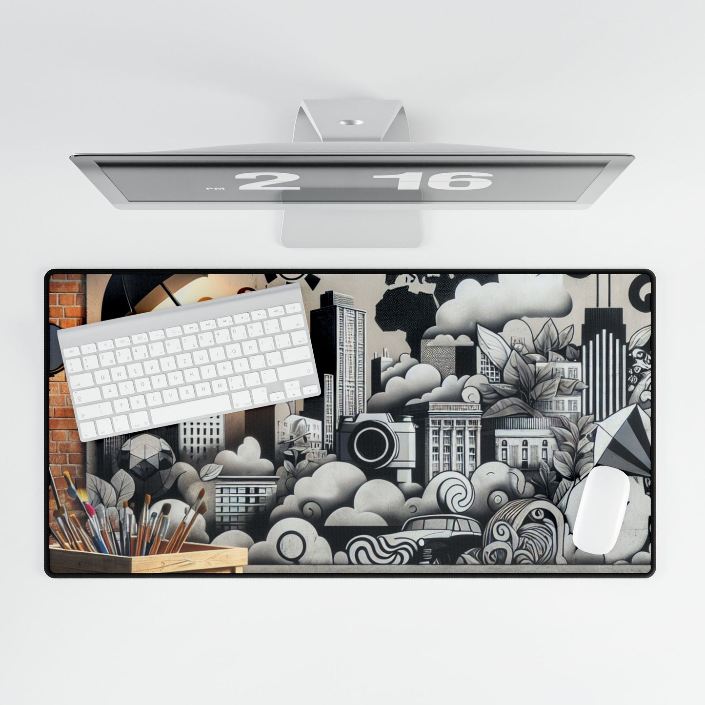 Graffiti Whisper Fusion Mat- Desk | Mouse Mat 3 Sizes