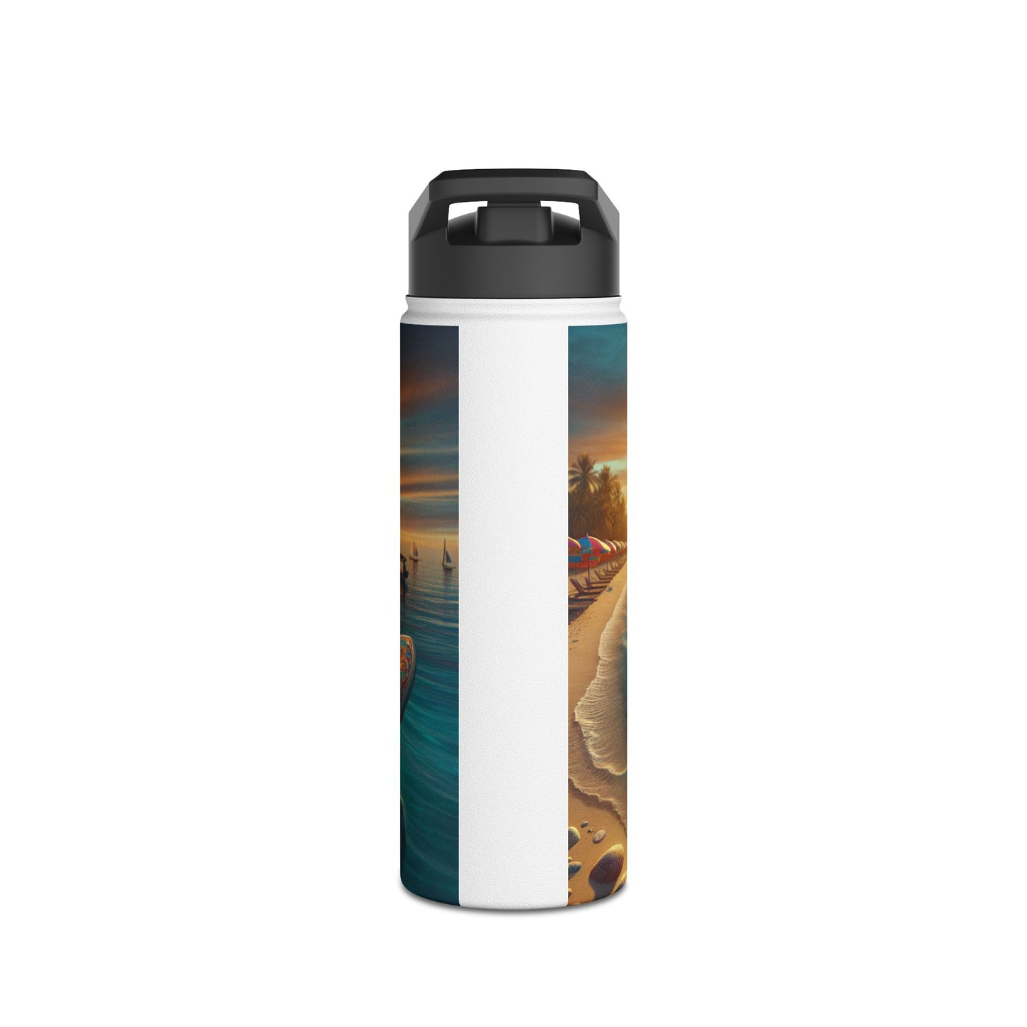 Fantasy Paddleboarding Stainless Steel Water Bottle, Standard Lid