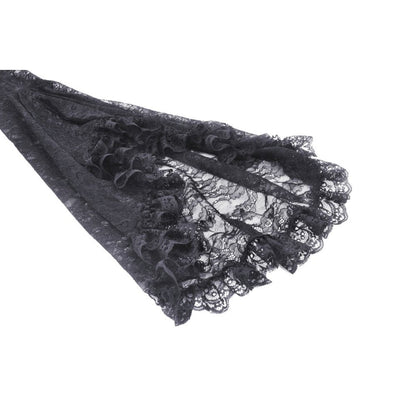 Sheer Lightweight Bell Sleeve Shrug, ideal for gothic weddings and fantasy style events.