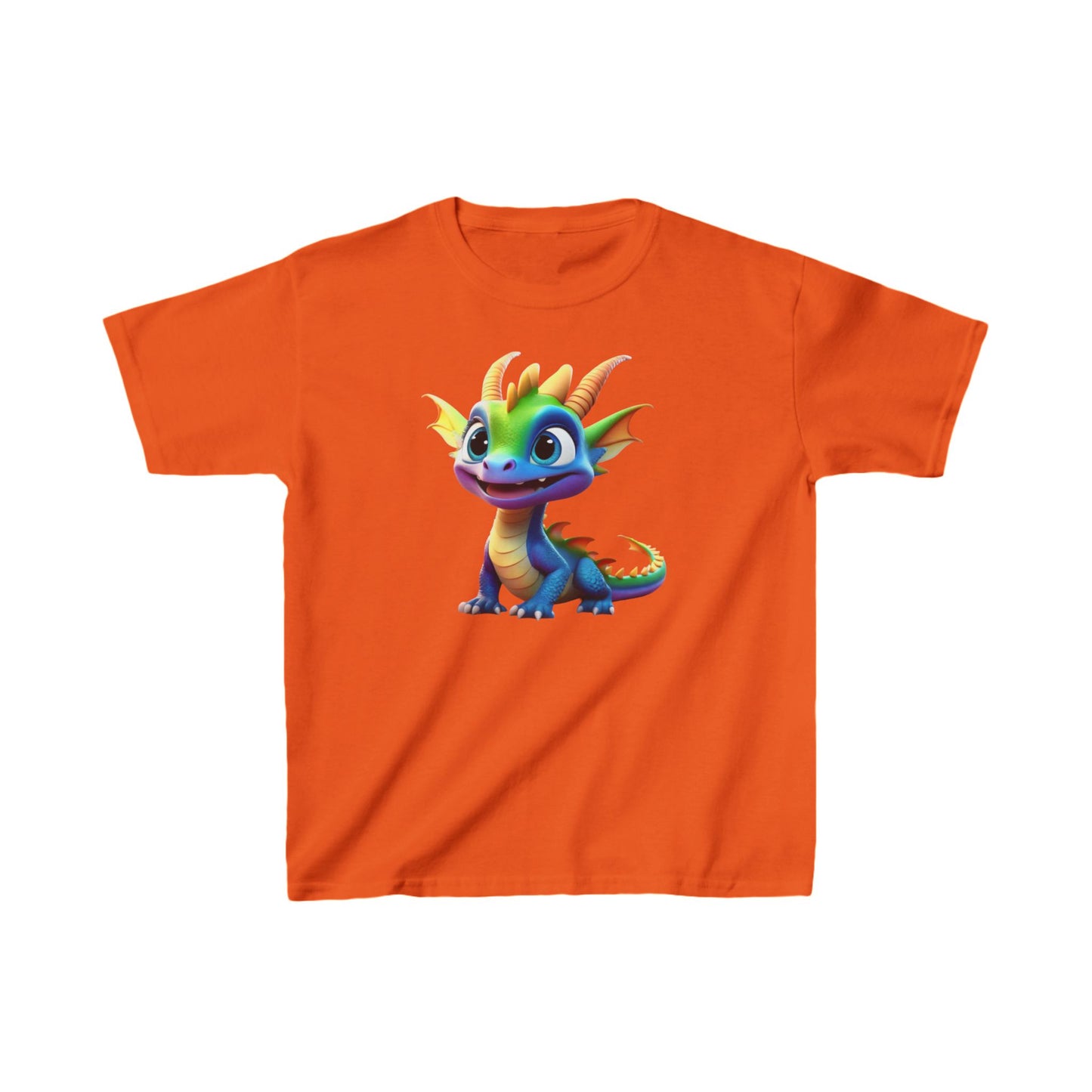 Kids Cute Dragon T shirt Heavy Cotton Tee 16 colors