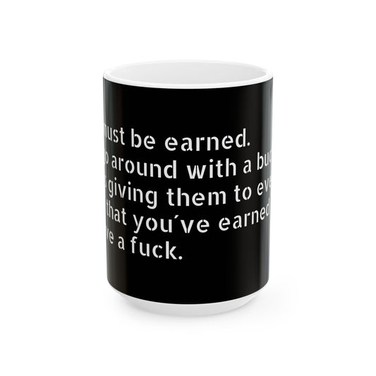 Funny Office Mug designed with an inappropriate slogan, ideal for adult humour and perfect as a novelty gift for birthdays or Secret Santa.