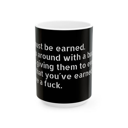 Funny Office Mug designed with an inappropriate slogan, ideal for adult humour and perfect as a novelty gift for birthdays or Secret Santa.