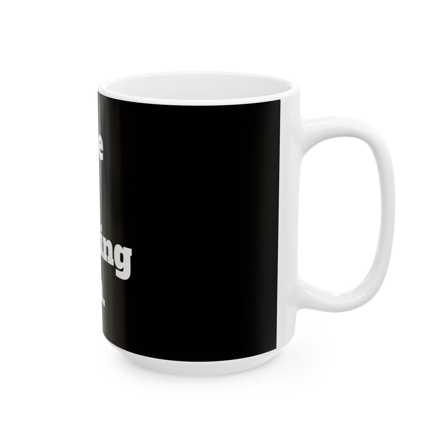 Ceramic Mug with F-word design, adding adult humour to your morning routine, great for birthdays or Secret Santa gifts.