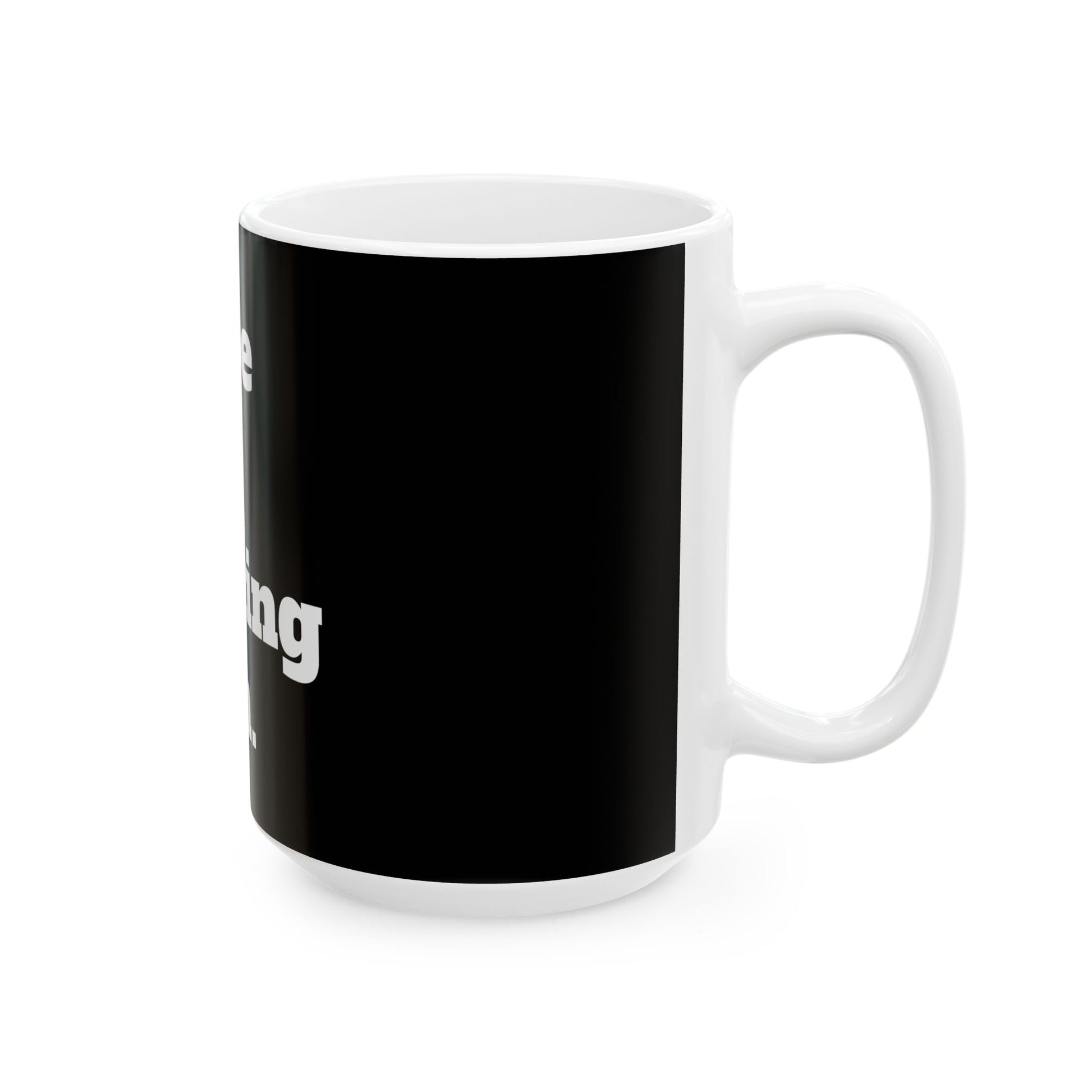 Ceramic Mug with F-word design, adding adult humour to your morning routine, great for birthdays or Secret Santa gifts.