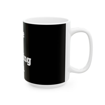 Ceramic Mug with F-word design, adding adult humour to your morning routine, great for birthdays or Secret Santa gifts.