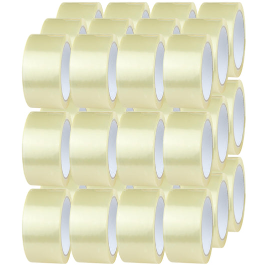 Crimson Starfish Clear Tape 36 Rolls of 48mm x 66m Tape Rolls | Clear Packaging Tape for Packing Parcels, Boxes, Cartons, Postage, Moving House |