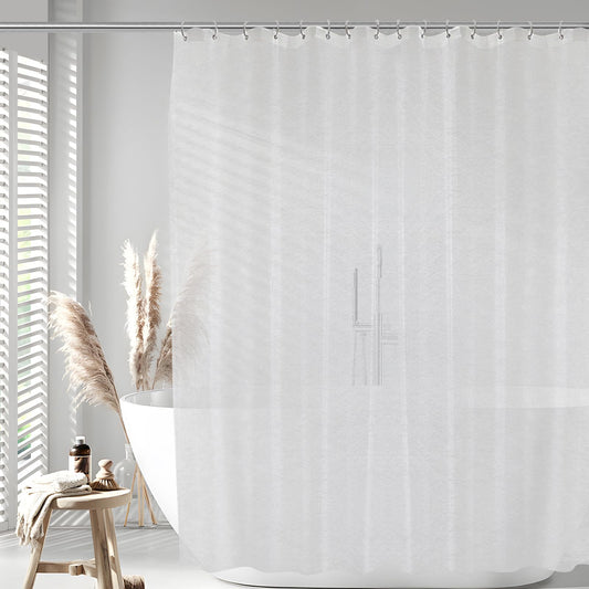 Aeici Shower Curtains Mould Proof Resistant Waterproof Shower Curtain for Bathroom Bath W200 X H200 cm