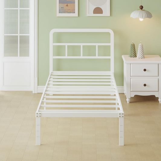 Lutown-teen 2ft 6 small single bed frame with curved head...