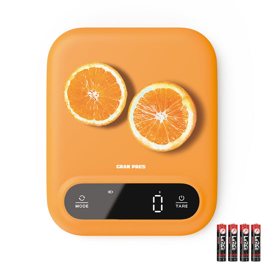 GRAM PRES Digital Food Scale 11lb/0.01oz, Kitchen Scales Digital Weight Grams and Oz for Weight Loss, Baking and Cooking,LED Display
