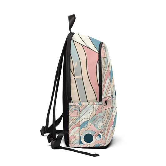 Interior of the spacious pastel backpack by Dazzling Dreams Studio, featuring multiple compartments for organized storage and daily essentials.