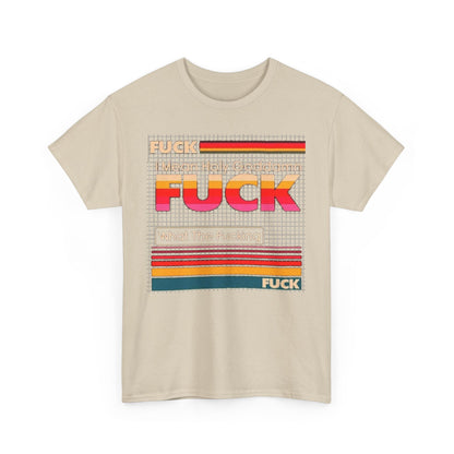 Luxury Retro Pop Art Unisex Men´s Women´s Graphic Cotton Funny T Shirt Tee Vintage featuring bold typography and vibrant retro colours.