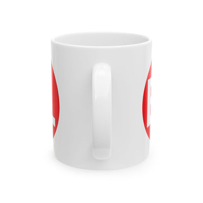 Sip your drink with joy in this Buy N Large Logo Wall-E Ceramic Mug, designed to inspire a new level of caffeinated creativity!