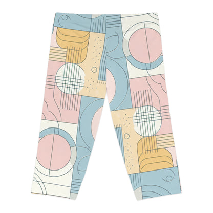 Dazzling Dreams Studio Capri Leggings, perfect for transitioning from workouts to casual outings with sophistication.