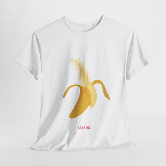 Pixelated Banana Men´s Women´s Graphic Cotton Funny T Shirt Tee Street Urban