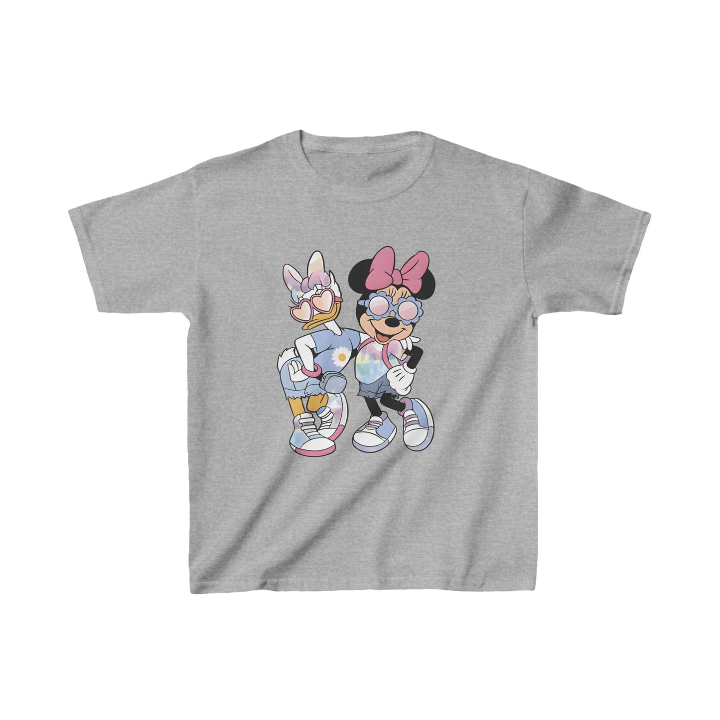 Unisex Kids Daisy Duck and Minnie Mouse Cotton T Shirt Tee Youths Childs