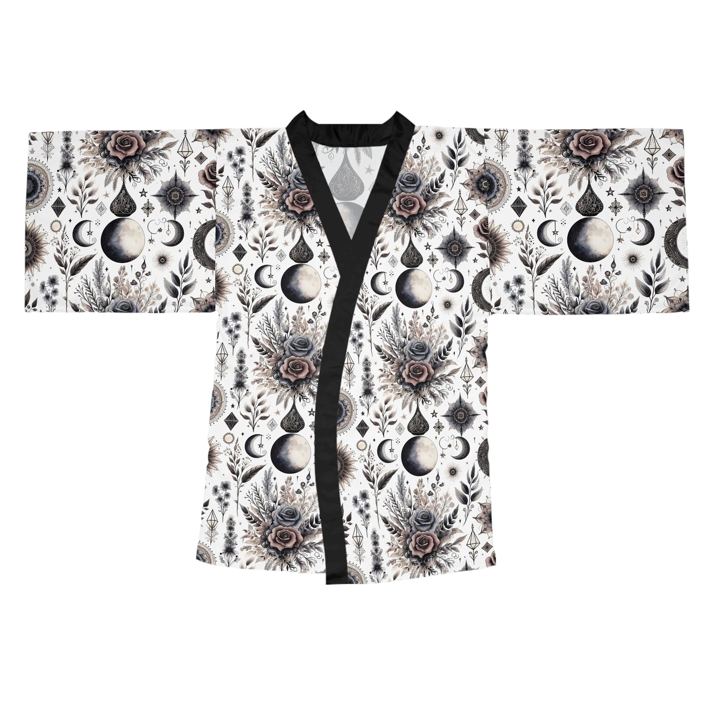 Floral Kimono Robe, Women's Robe, Designer Lounge Wear, Boho Chic Bathrobe, !!!