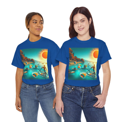 Dazzling Dreams Studio's Luxury Paddleboarding T-Shirt, crafted for comfort and style, ideal for outdoor adventures and casual outings.