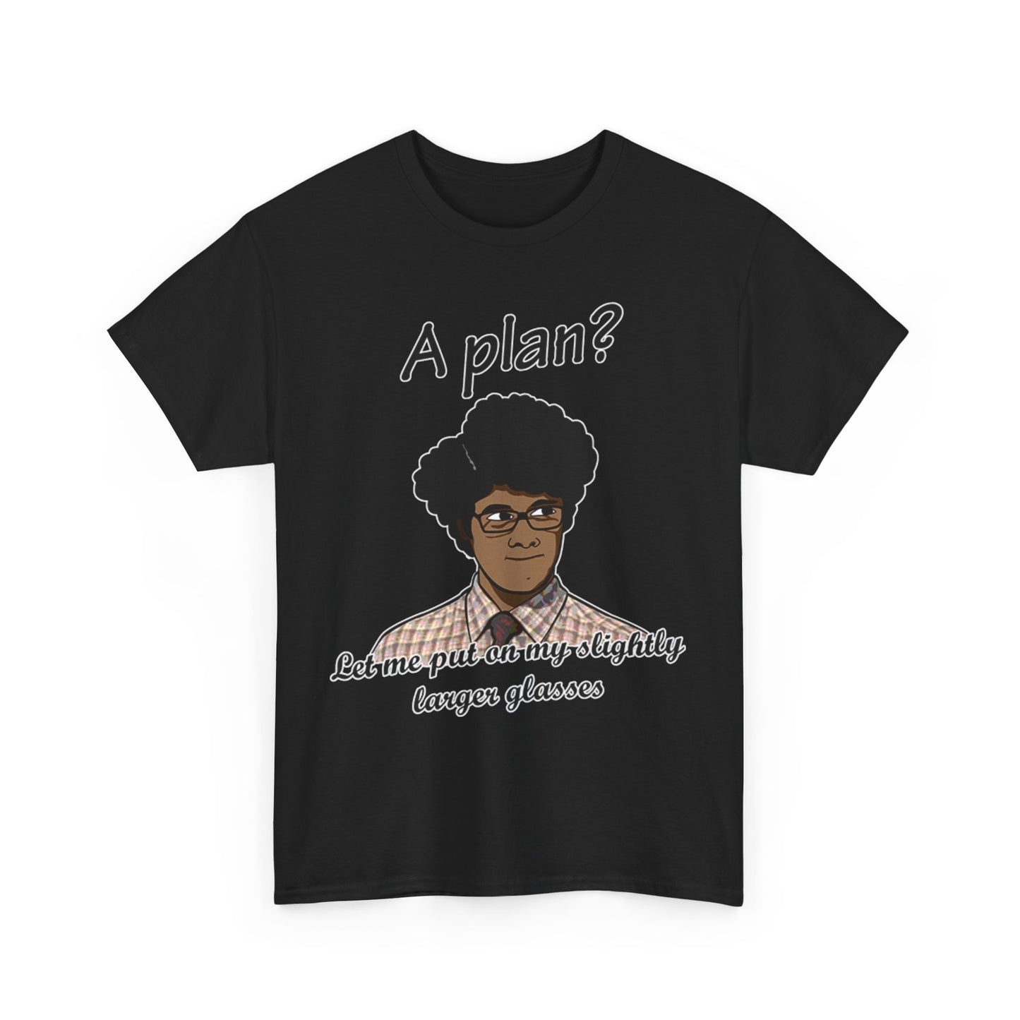 Moss The IT Crowd Bigger Glasses  Unisex Men´s Women´s Graphic T Shirt Tee