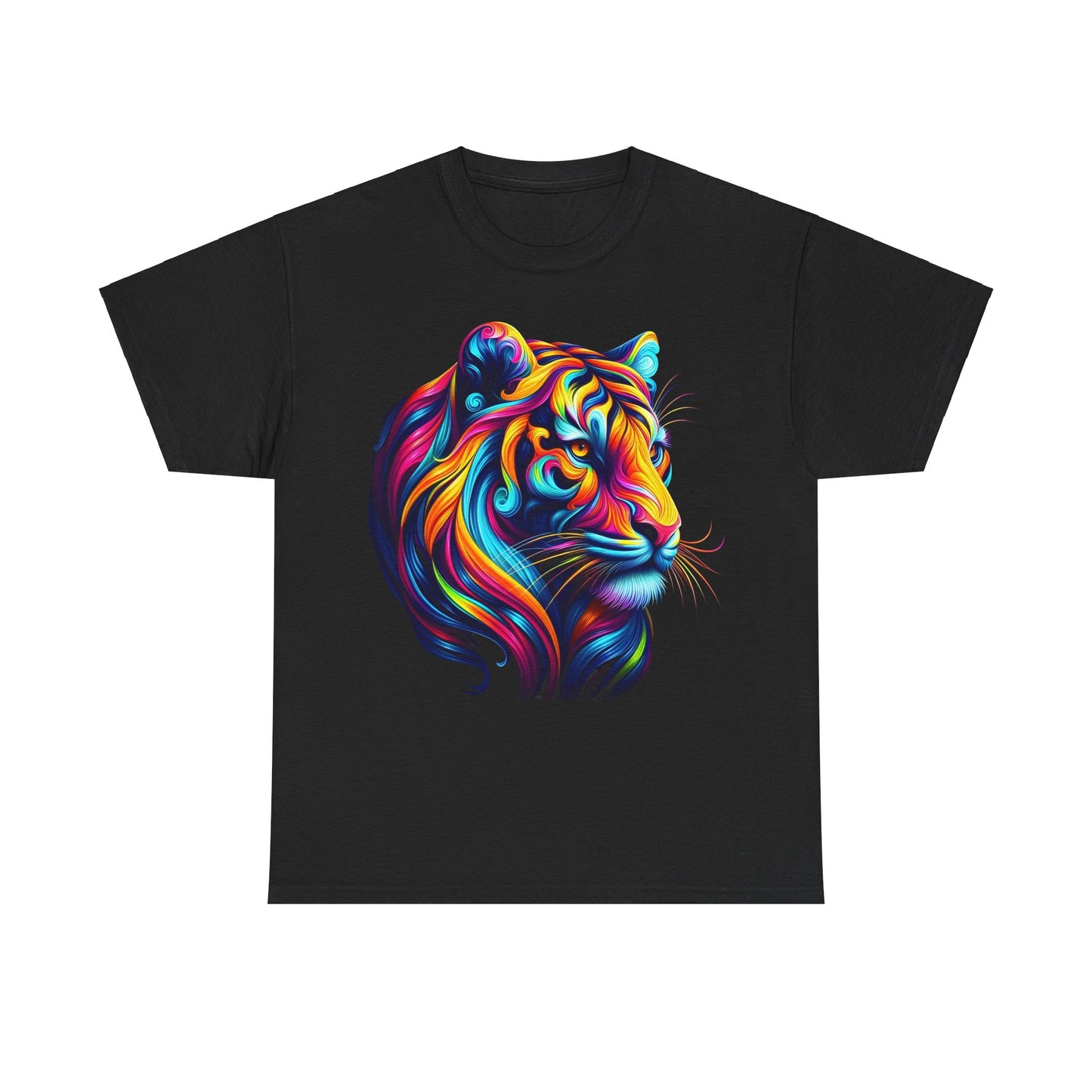 Tiger's Whimsy  Graphic Unisex  T Shirt Tee