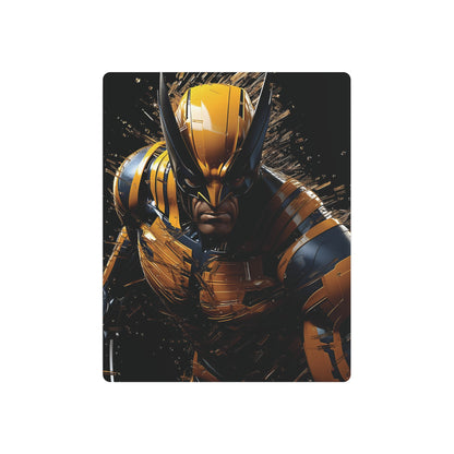 Wolverine Metal Art Poster - Premium Matte Aluminium Decor capturing the spirit of the majestic wolverine, an exquisite addition to your interior design.