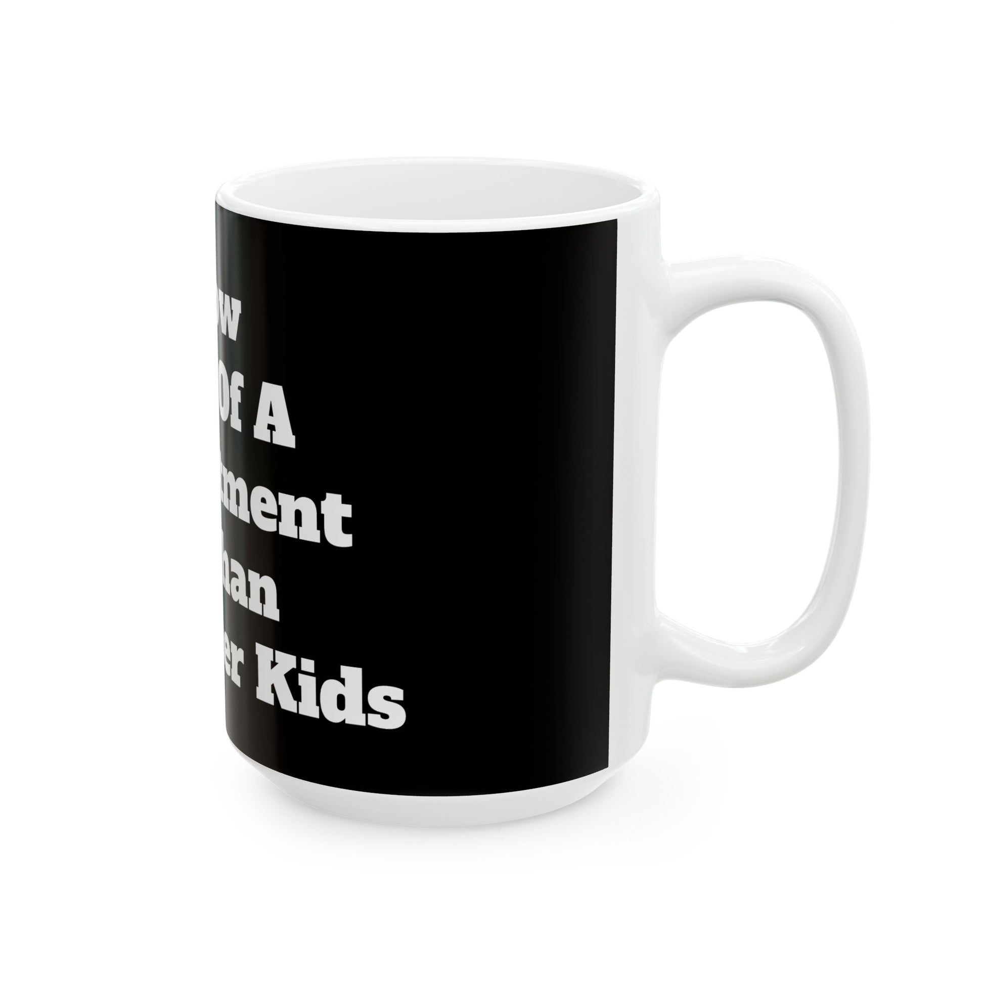 Humorous Inappropriate Slogan Ceramic Mug, dishwasher safe, perfect for start-of-day laughter.