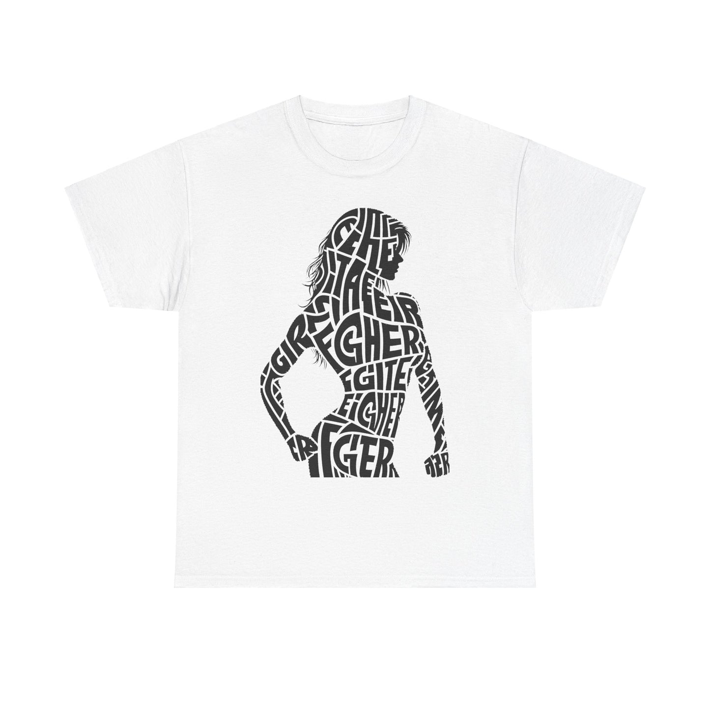 Fighter Girl  Graphic Unisex  T Shirt Tee