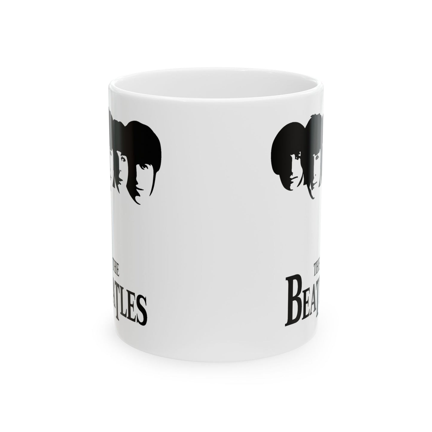 The Beatles Logo Image Ceramic Mug,  Office Mug,