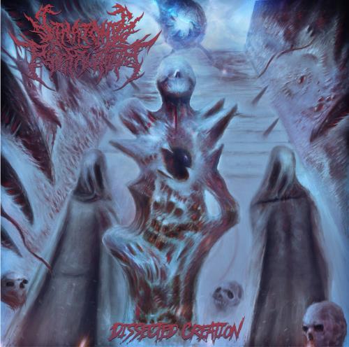 Luxury CD cover of Dissected Creation by Catatonic Profanation, an official release from Rancid Offal Records, showcasing striking artwork in the death metal genre.