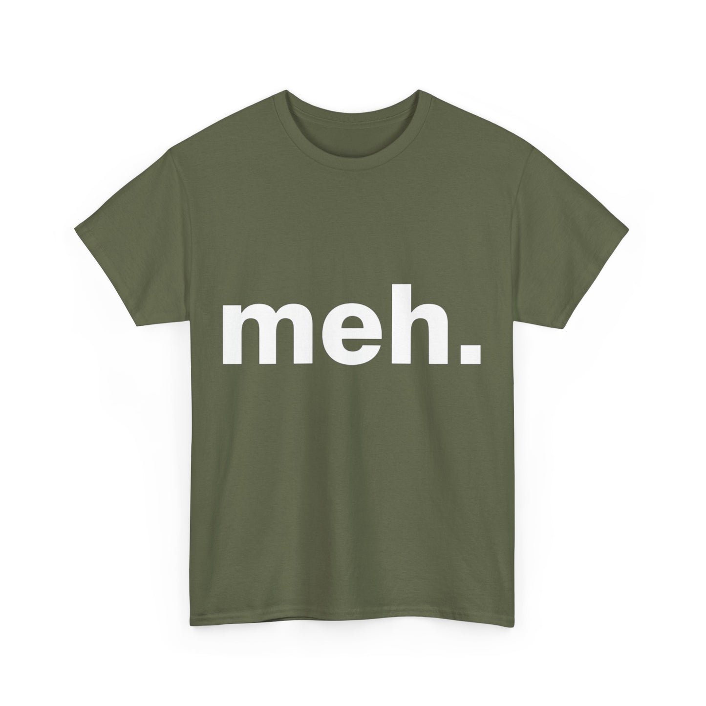 meh Graphic T-Shirt Urban Unisex Cotton Tee