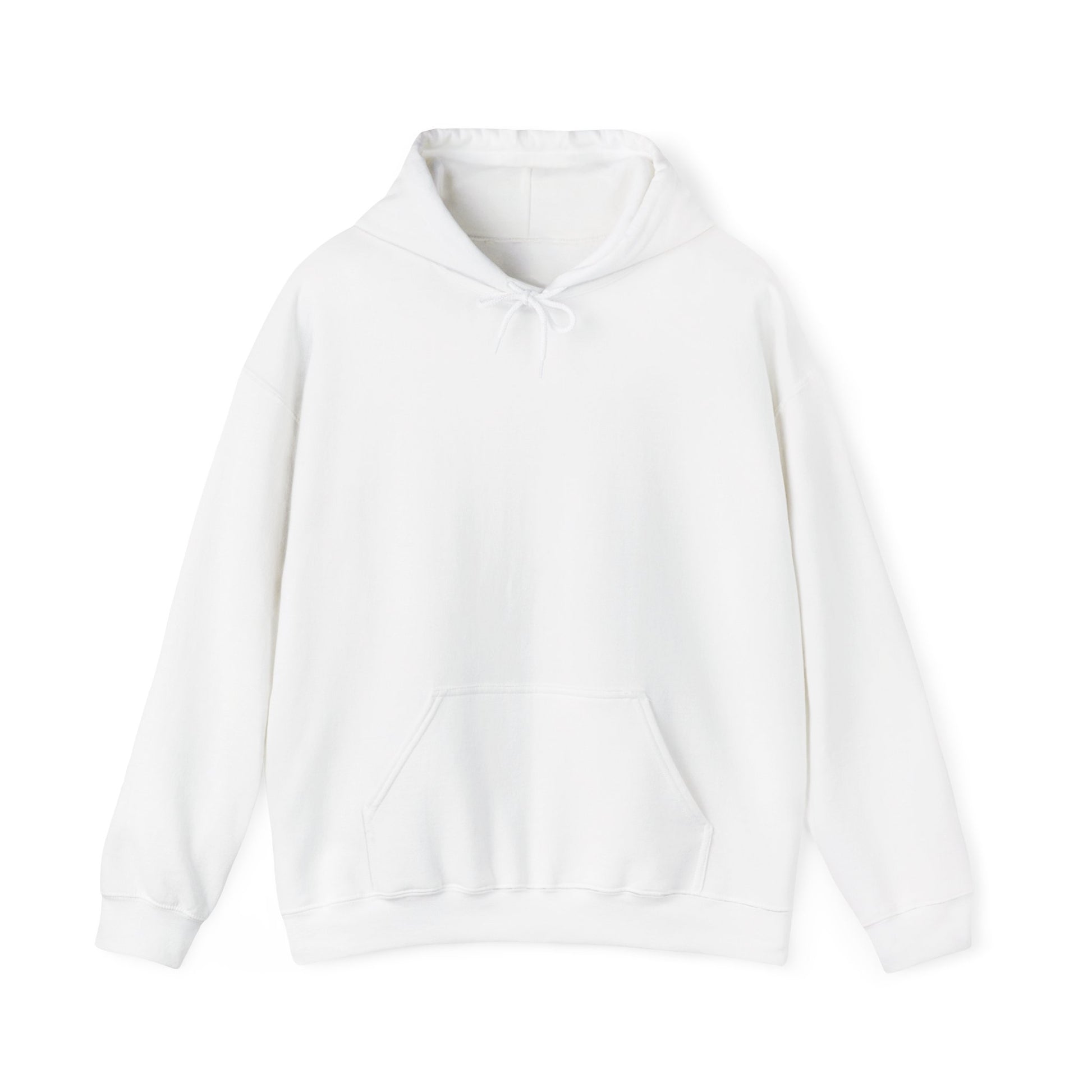 Pristine white hoodie showcasing a timeless appeal, ideal for stylish layering.